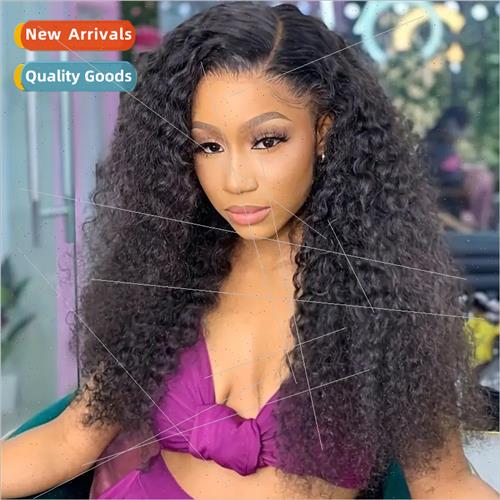 Europe Fashion Small Curly Front Lace Wig African Small Curl