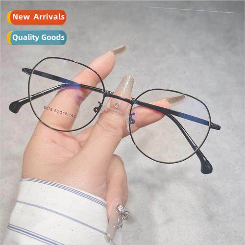 new metal anti-blue light glasses 8876 fashion irregular fla