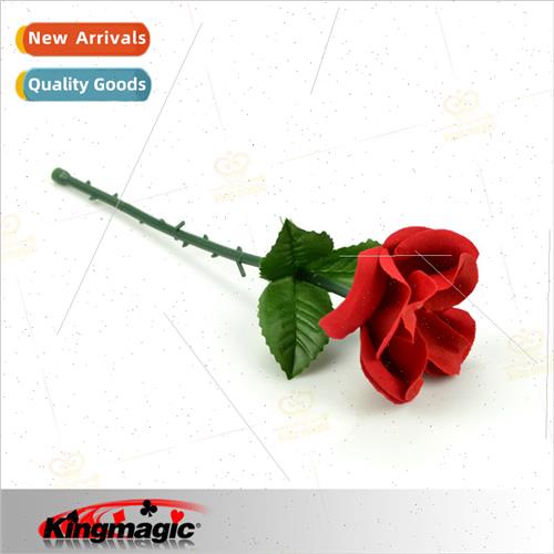 G0229 Folded rose red   u Qian magic props flower magic