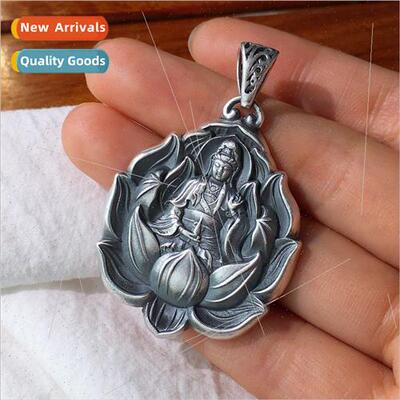 Buddhist Smiling Maitreya Buddha Necklace适用Women Vintage T