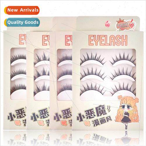 Keqi Imp False Eyelash 3 Pairs Natural mulation Thick Curly