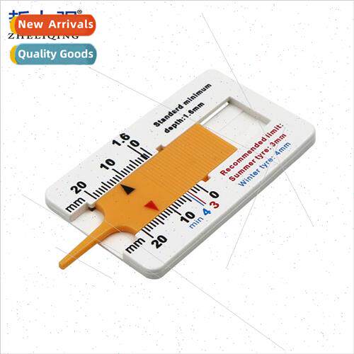 Vernier Depth Caliper Tyre Tread Depth Ruler Tire Treadpcs D