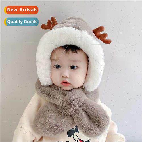 Children hats fall winter padded thickened ear protection on