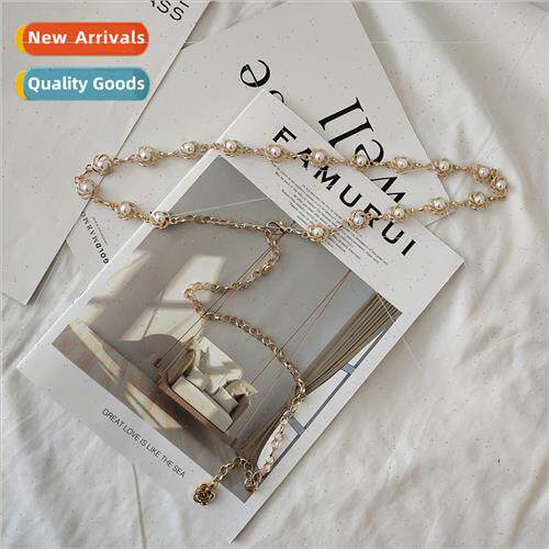 Waist Chain Women mple Hundred Dress Metal Pearl Drill Drill