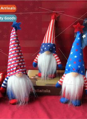 2022 Independence Day Gnome Figurine Standing Pose America D