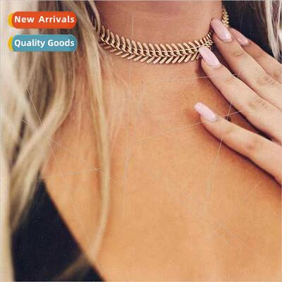 Europe mple Ms. exquise necklace fashion aircraft fishbone c