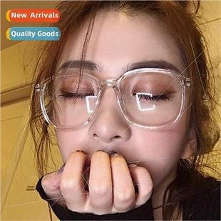 repair face Cute hundred glasses frame Korea flat
