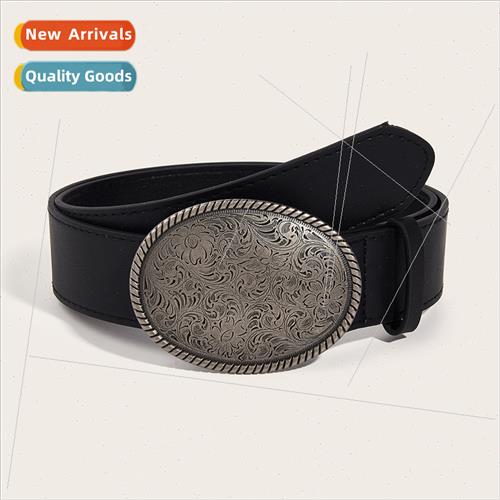 new nd belt personalized belt punk flowers press buckle casu