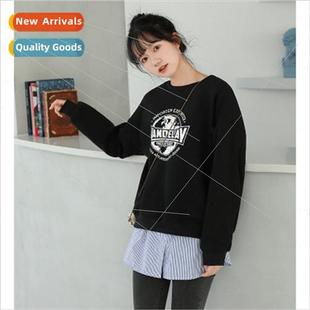 Inner Women Bottom Winter Skirt Layered Half Swea Sweatshirt