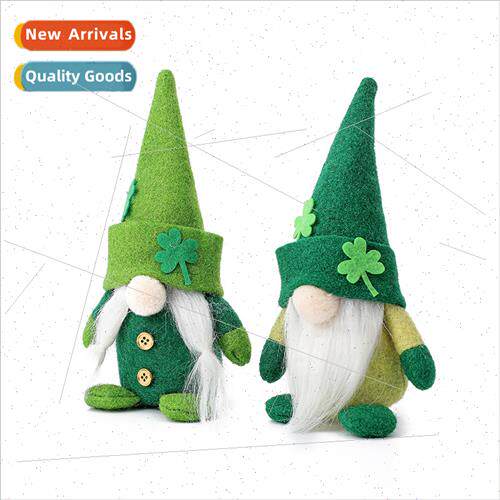 Irish Patrick Day Decoration Green Figurine Ornament Creativ
