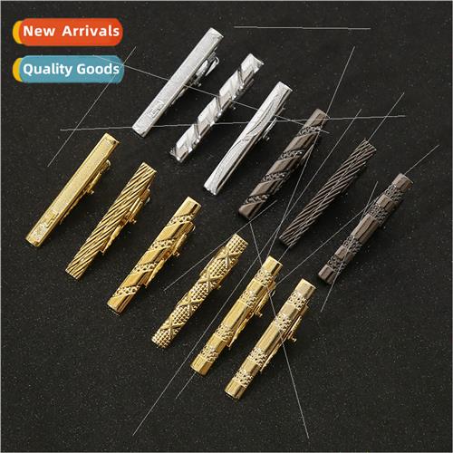 Men fashion business simple su accessories tie clip geometri