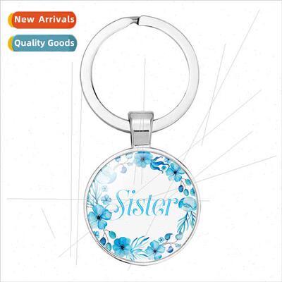 mple ster monogram alloy key chain 2  boutique trinkets girl