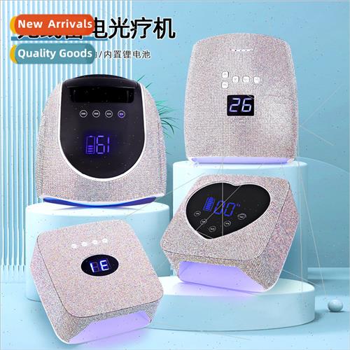 New encrusted star diamond nail light therapy machine LED wi