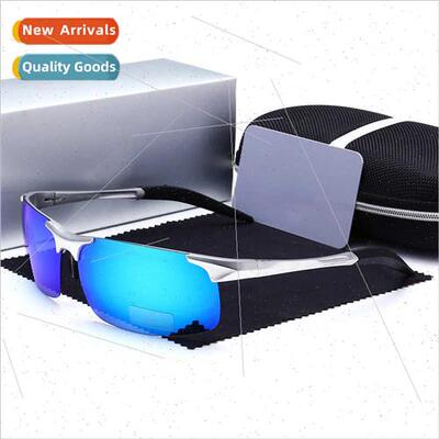 New aluminum magnesium sunglasses men polarized sunglasses o
