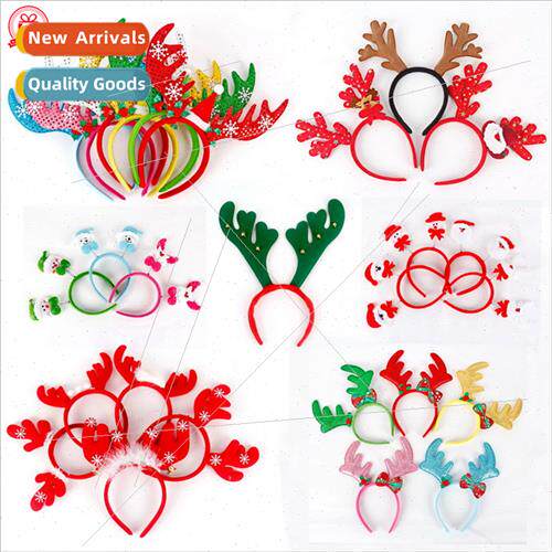Christmas decorations Christmas head buttons party props chi