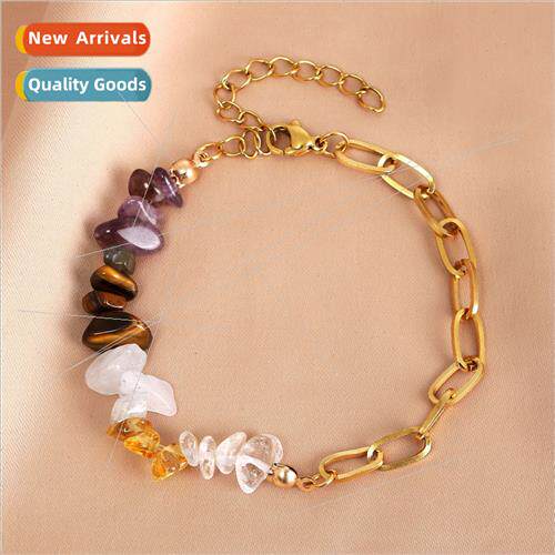 2023 Europe New Natural Crystal Crushed Stone Stainless Stee
