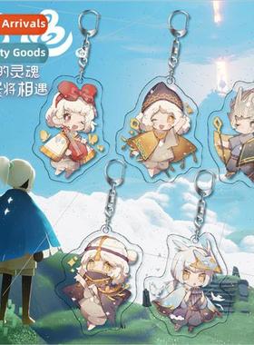 sky light encounter surrounding acrylic keychain game homo p