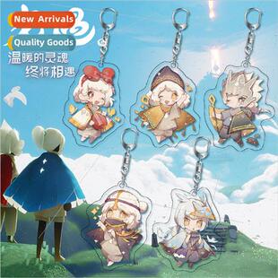 sky light encounter surrounding acrylic keychain game homo p