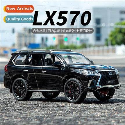 Boxed simulation 1:22 Lexus LX570 alloy off-road SUV car mod