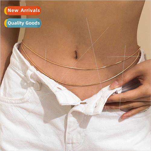 summer popular jewelry layered waist chain belt Europe fashi