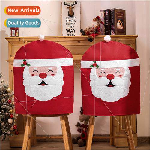Christmas decorative seat covers  seniors dining table chair