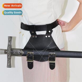 Medieval Leather Sword Belt Belt Viking Battle Knight Belt P