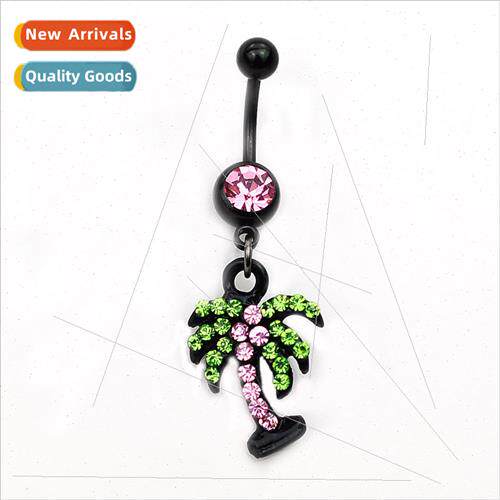 Body Piercing Jewelry Alloy Baking Lacquer Belly Button Ring