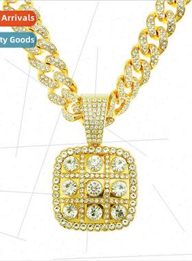 Europe hip-hop diamond pendant pendant necklace men Miami Cu