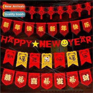 Decorations pull flags kindergarten classroom hanging decora