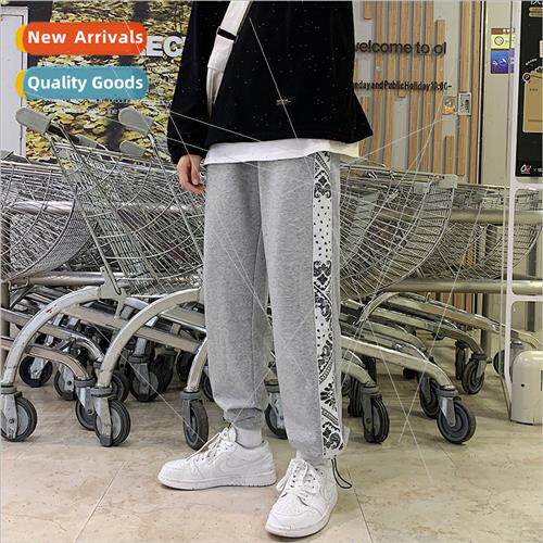 Autumn and winter mens casual pants ins Hong Kong  sports dr