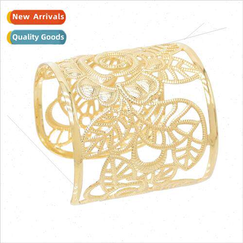 Skeleton Flower Bracelet Women Open Alloy Bracelet Fashion A