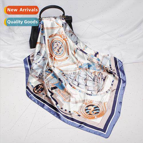 22 spring new silk scarf women simulation silk large square