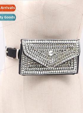 Waist bag female new Hundred ins rhinestone decoration remov
