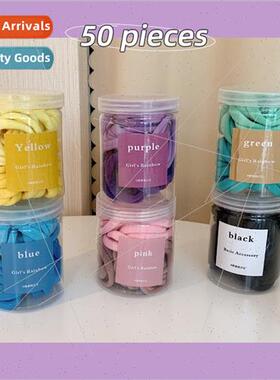 50 cans hair tie hair rope leather bfemale rubber bdurable h