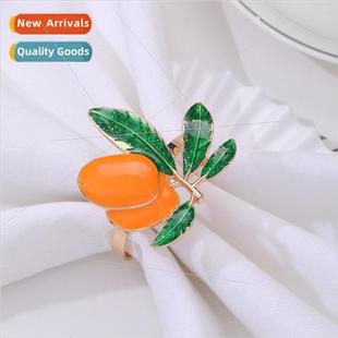 lemon fru napkin ring buckle Western hotel restaurant