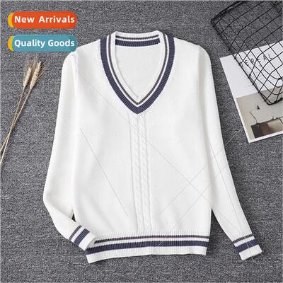 Gentle a cut long-sleeved sweater Japan JK sweater unim Coup
