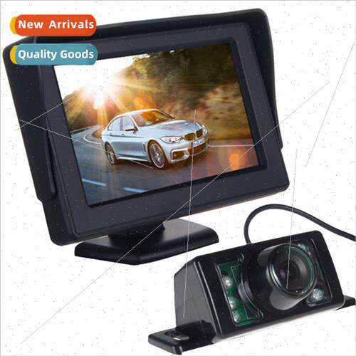 4.3-inch desktop monor+car external short light camera back
