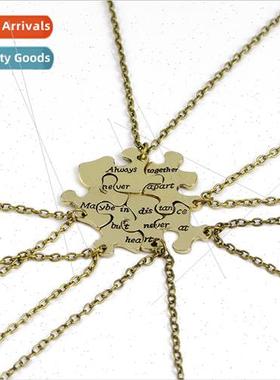fashion personaly good friend puzzle series sixPCS necklaces