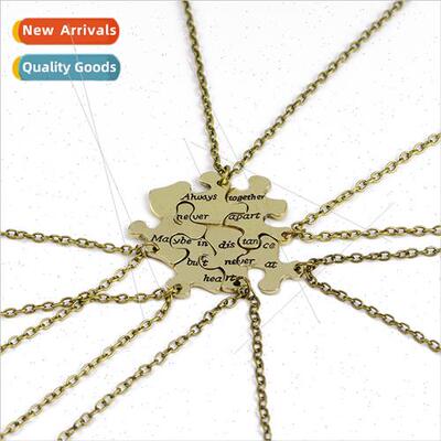 fashion personaly good friend puzzle series sixPCS necklaces