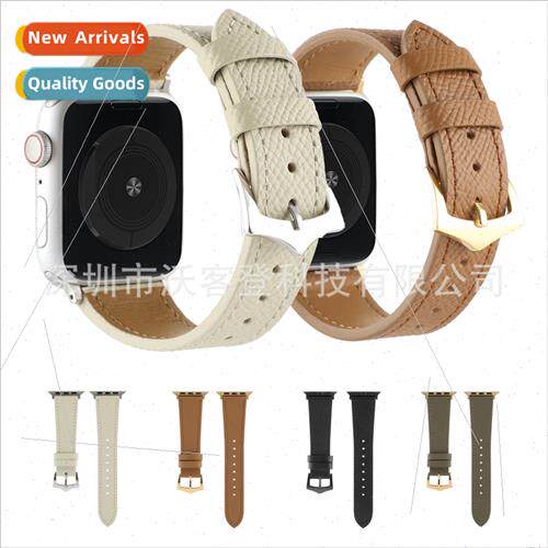适用Apple palm print leather watch bApple Watch8/7/SE/6/5/4/