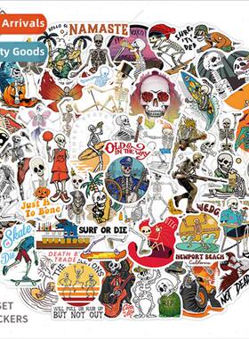 50 Cool Skull Graffi s Helmet Waterproof ggage Su Scooter Tr