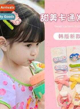 Hair clips cute Japanese clip headdress female 2023 new side