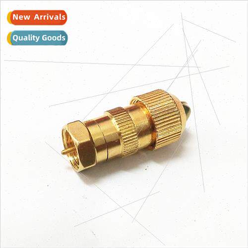 F male to cable TV plug F header RF connector Gold-plated ca