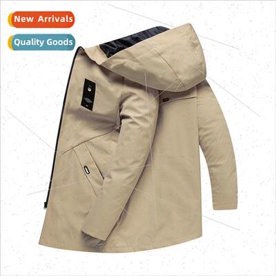 Workwear jacket men spring fall new men hooded jacket teenag