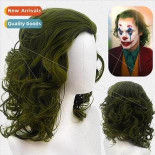 joker arthur fleck anime green movie mixed short wigs