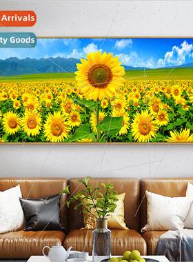 Diamond painting new DIY sunflower sea living room large ful
