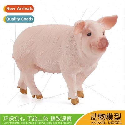 Farm vestock Animal Model Sow Solid Craft Ornament Standing