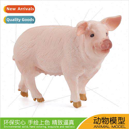 Farm vestock Animal Model Sow Solid Craft Ornament Standing