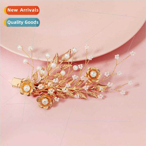 classical show Harvest dress headdress handmade pearl flower