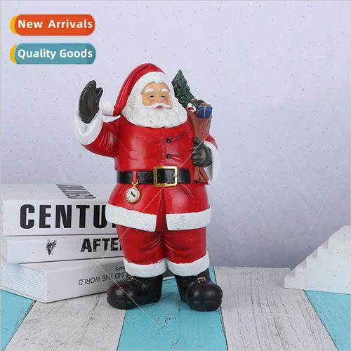 Christmas Resin Ornament Father Christmas Figurine Snowman G